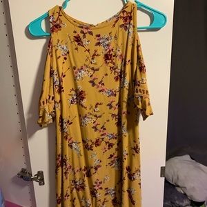 Yellow Floral Dress
